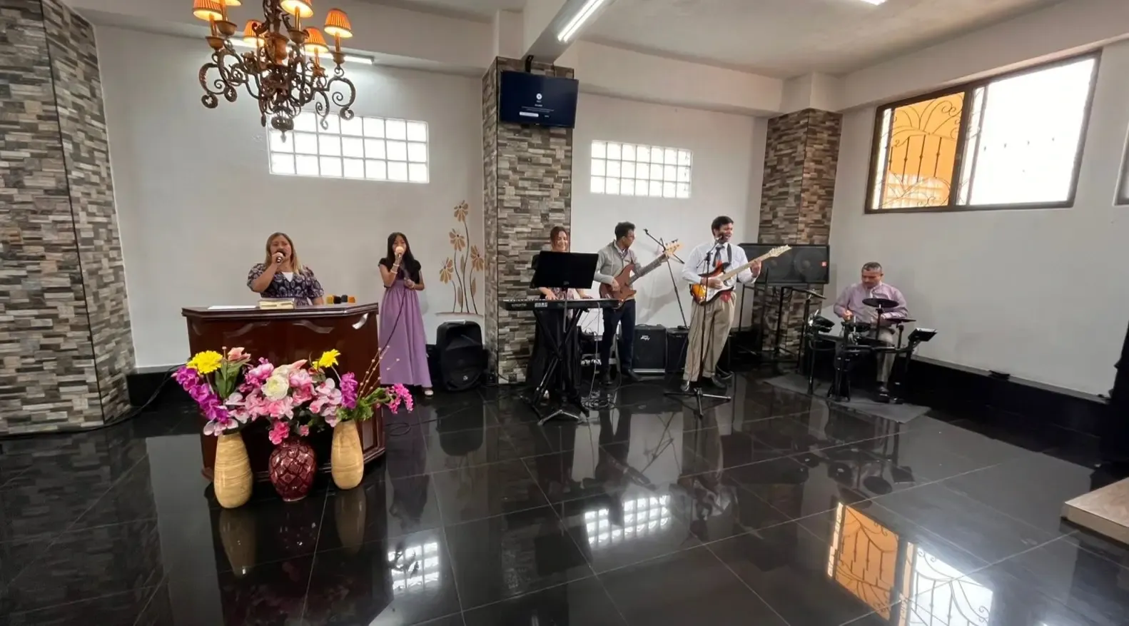 Grupo de alabanza del ministerio